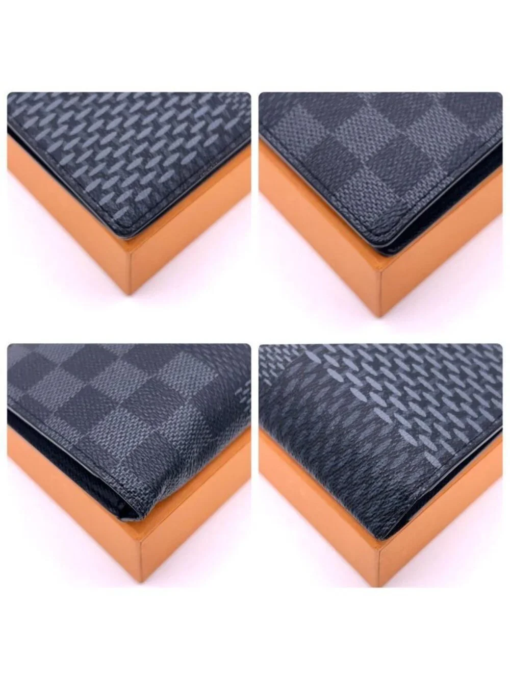 Louis Vuitton Damier Graphite Portefeuille Brazza Limited Black Wallet